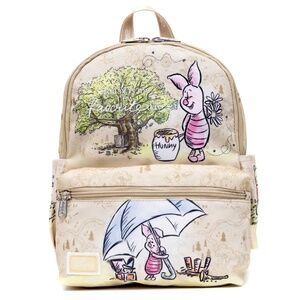 NEW WondaPop Disney Winnie the Pooh Piglet Nylon Everyday Mini Summer Backpack